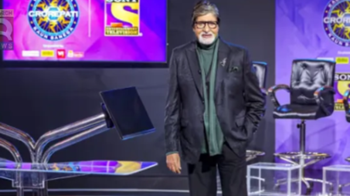 KBC 18 में अमिताभ बच्चन 1975 की फिल्मों और शूटिंग के पुराने तरीके के बारे में बताते हुए