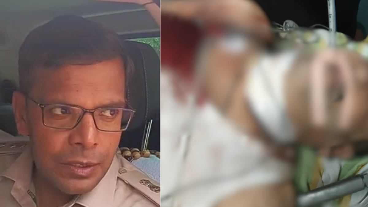 धनबाद के कार्मिक नगर में गोली चलने की घटना के बाद मौके पर पहुंची पुलिस