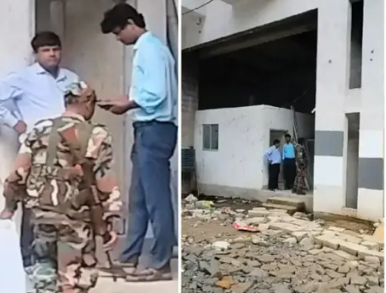 रांची में पानस रियल्टर्स और दयानंद मोदी ग्रुप के ठिकानों पर छापेमारी के दौरान जांच करती आयकर विभाग की सांकेतिक तस्वीर।