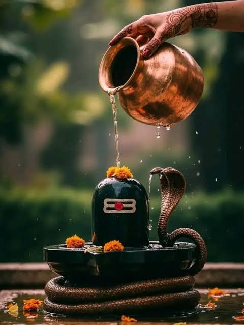 12 जुलाई 2026 को रवि प्रदोष व्रत के अवसर पर भगवान शिव का अभिषेक और पूजा करते श्रद्धालु।