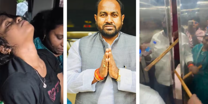 Former MP Ghuran Ram family lift incident at Jharkhand Bhawan Delhi