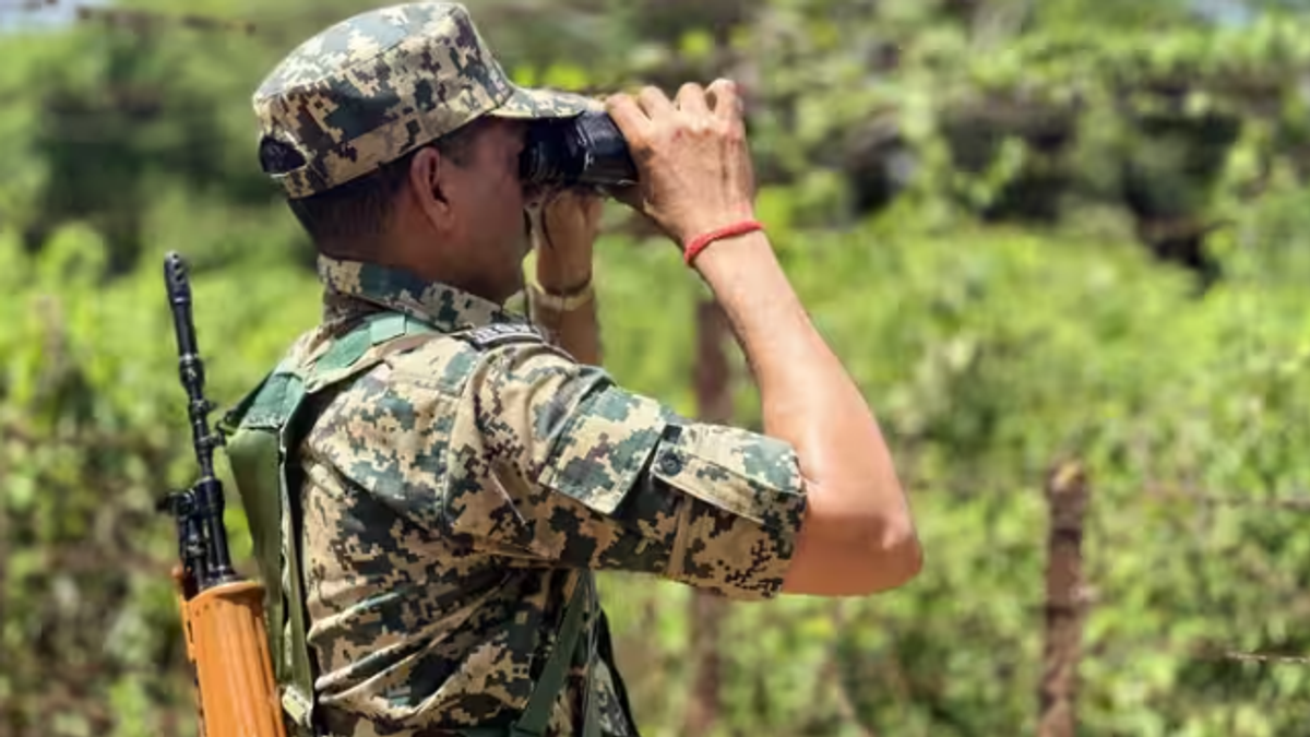 भारत-बांग्लादेश सीमा पर BSF और BGB के बीच तनाव और सीमा सुरक्षा का दृश्य