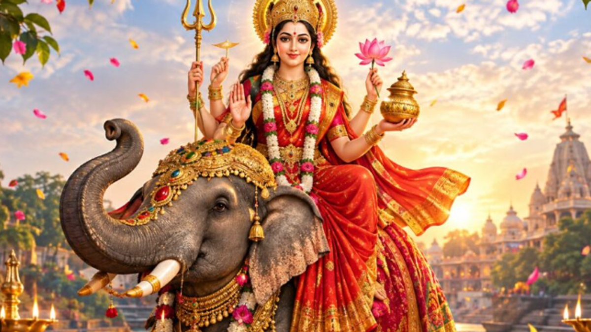 Durga Puja 2026 में गज वाहन पर मां दुर्गा के आगमन की धार्मिक मान्यता