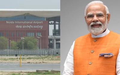 जेवर स्थित नोएडा इंटरनेशनल एयरपोर्ट, जिसका नाम नरेंद्र मोदी इंटरनेशनल एयरपोर्ट रखने के प्रस्ताव को मंजूरी मिली