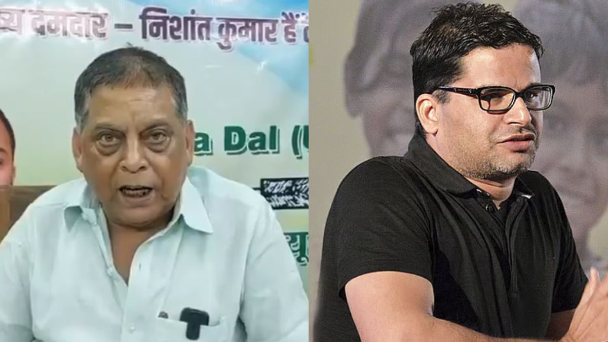 जेडीयू नेता नीरज कुमार और जन सुराज प्रमुख प्रशांत किशोर के बीच बिहार विधान परिषद चुनाव को लेकर जुबानी जंग।