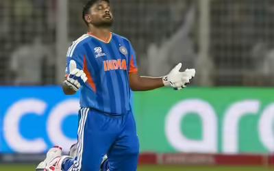 केरल क्रिकेट लीग 2026 से हटने के बाद भारतीय क्रिकेटर संजू सैमसन की फाइल फोटो।