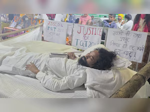 JPSC JSSC आंदोलन के दौरान आमरण अनशन पर बैठे देवेंद्र नाथ महतो