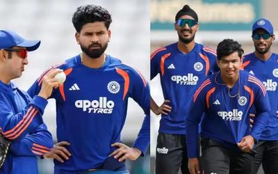 प्रेस कॉन्फ्रेंस में संजू सैमसन को टीम से बाहर रखने के फैसले पर प्रतिक्रिया देते भारतीय टीम के मुख्य कोच गौतम गंभीर।