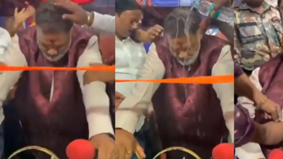 कटिहार में कार्यक्रम के दौरान चक्कर आने पर संभाले गए सांसद पप्पू यादव