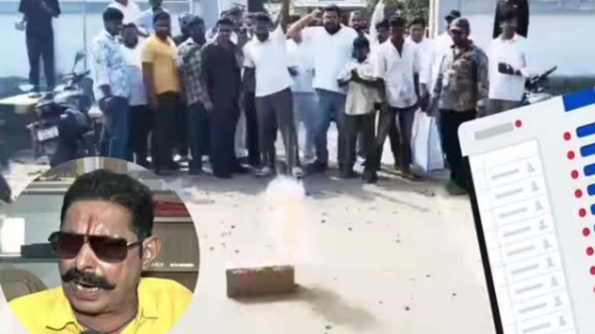 बिहार MLC चुनाव के मतदान के बीच पटना स्थित अनंत सिंह के आवास पर समर्थकों का जश्न