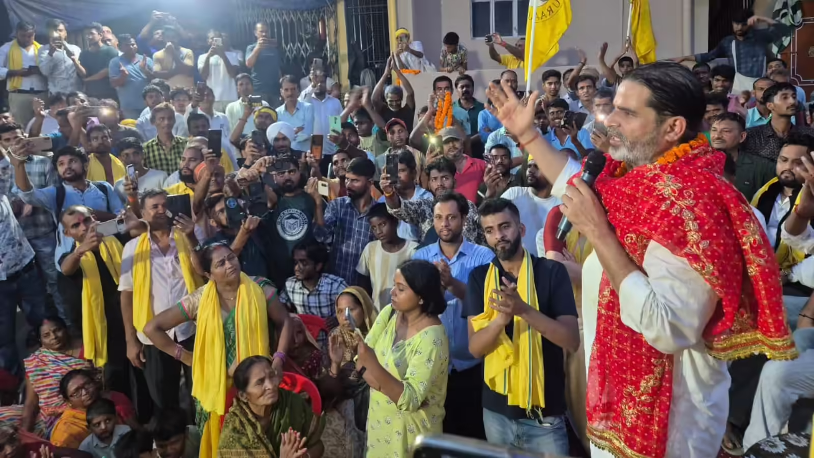 बांकीपुर उपचुनाव 2026 में चुनाव प्रचार के दौरान जन सुराज प्रमुख प्रशांत किशोर, 60 प्रतिशत वोट बैंक की रणनीति पर चर्चा।