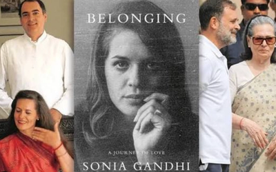 सोनिया गांधी की किताब ‘Belonging’ को लेकर कांग्रेस और BJP के बीच राजनीतिक विवाद की प्रतीकात्मक तस्वीर
