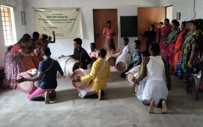 जमशेदपुर के बिरसानगर गुड़िया मैदान में 25 अक्टूबर को होने वाले मुंडा महासम्मेलन की तैयारियां