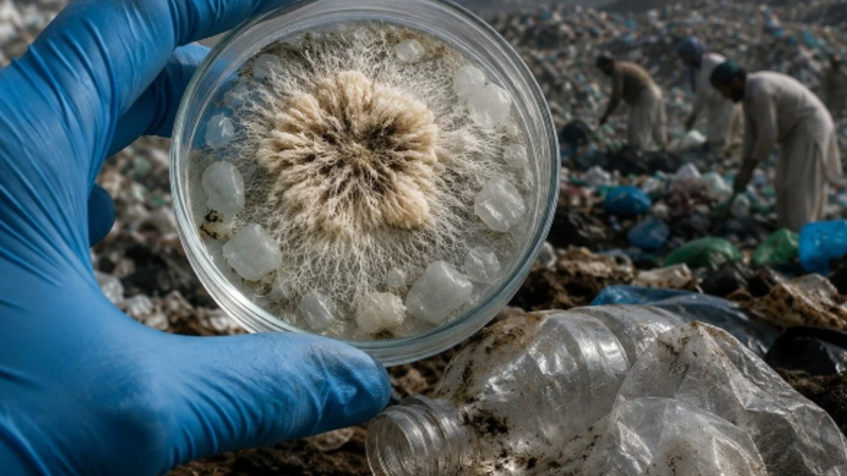 पाकिस्तान के इस्लामाबाद में कचरे की मिट्टी से मिला प्लास्टिक को तोड़ने वाला Aspergillus tubingensis फंगस