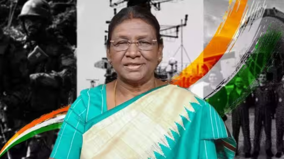 स्वतंत्रता दिवस की पूर्व संध्या पर राष्ट्र को संबोधित करतीं राष्ट्रपति द्रौपदी मुर्मू