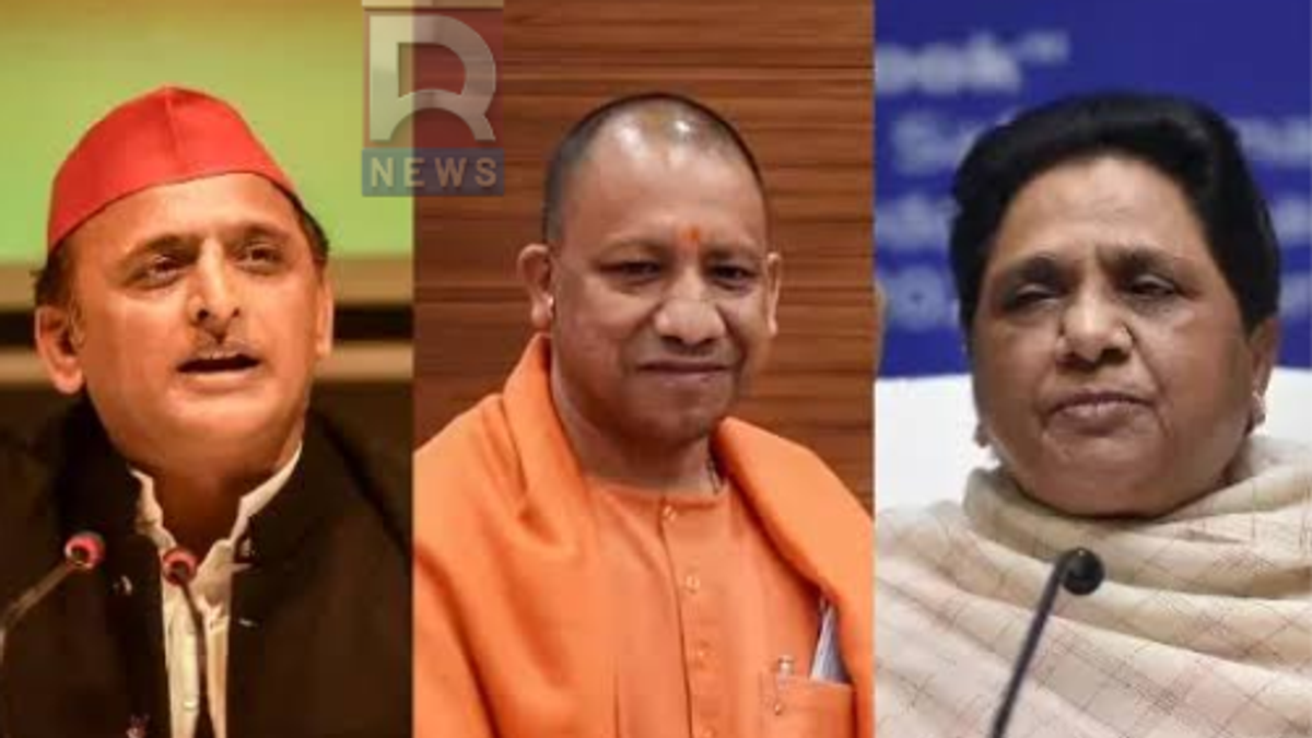 अखिलेश यादव और मायावती समेत नेताओं के लिए बुलेटप्रूफ जैकेट की सुरक्षा व्यवस्था का प्रतीकात्मक दृश्य