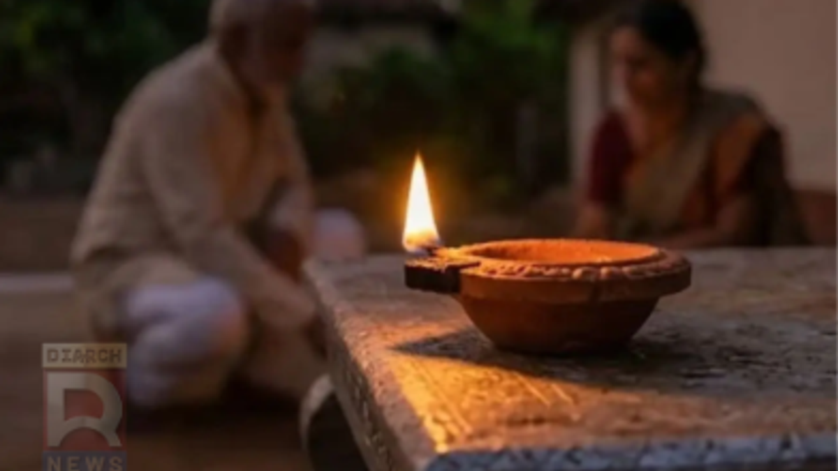 पितृ पक्ष में शाम के समय दीपक जलाने की धार्मिक परंपरा