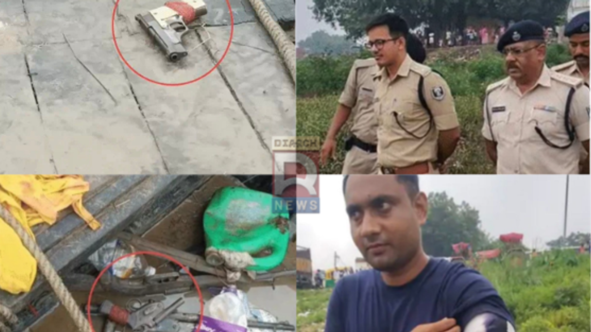 बिहटा में सोन नदी किनारे पुलिस और अपराधियों के बीच मुठभेड़ का प्रतीकात्मक दृश्य।