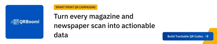 QR Codes on Magazines and Newspapers