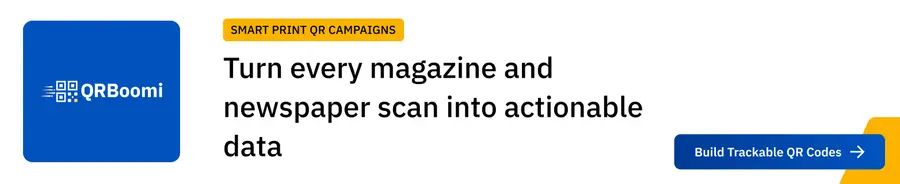QR Codes on Magazines and Newspapers