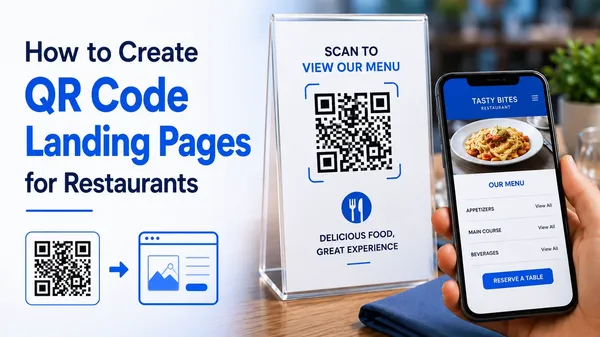 How to Create QR Code Landing Pages for Restaurants