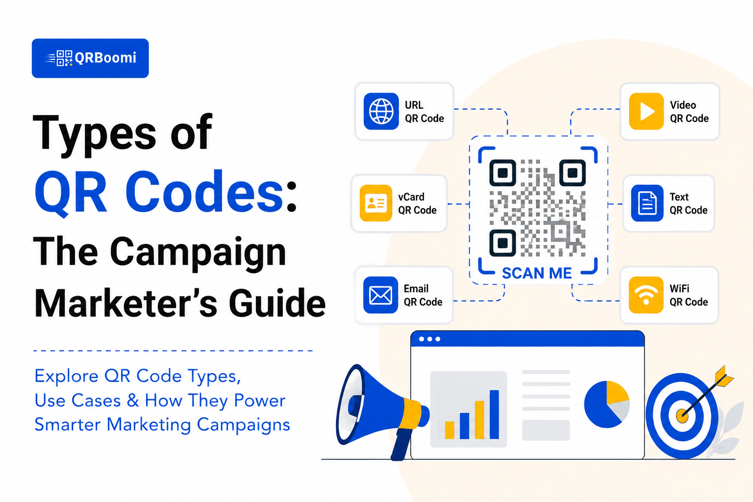 Types of QR Codes - Best QR Code generator - QRBoomi