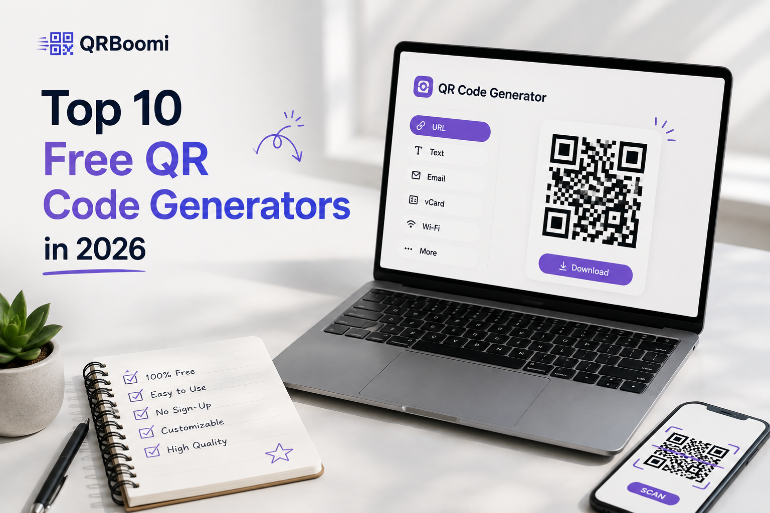 Top 10 Free QR Code Generators in 2026