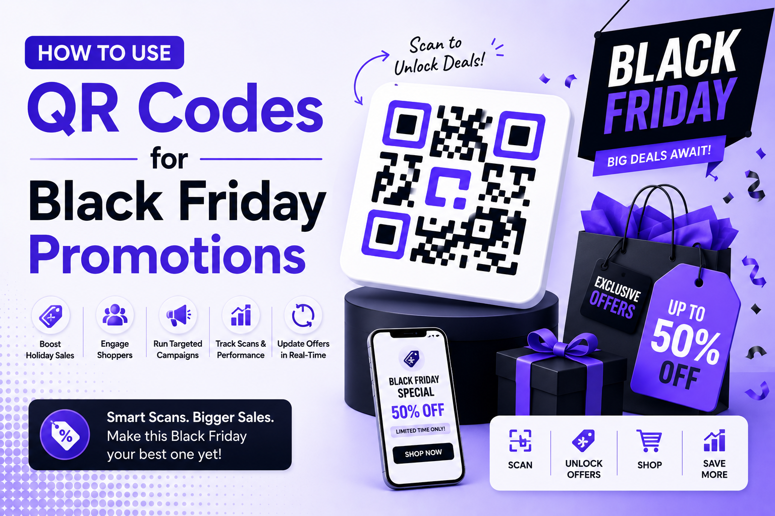 How to Use QR Codes for Black Friday Promotions