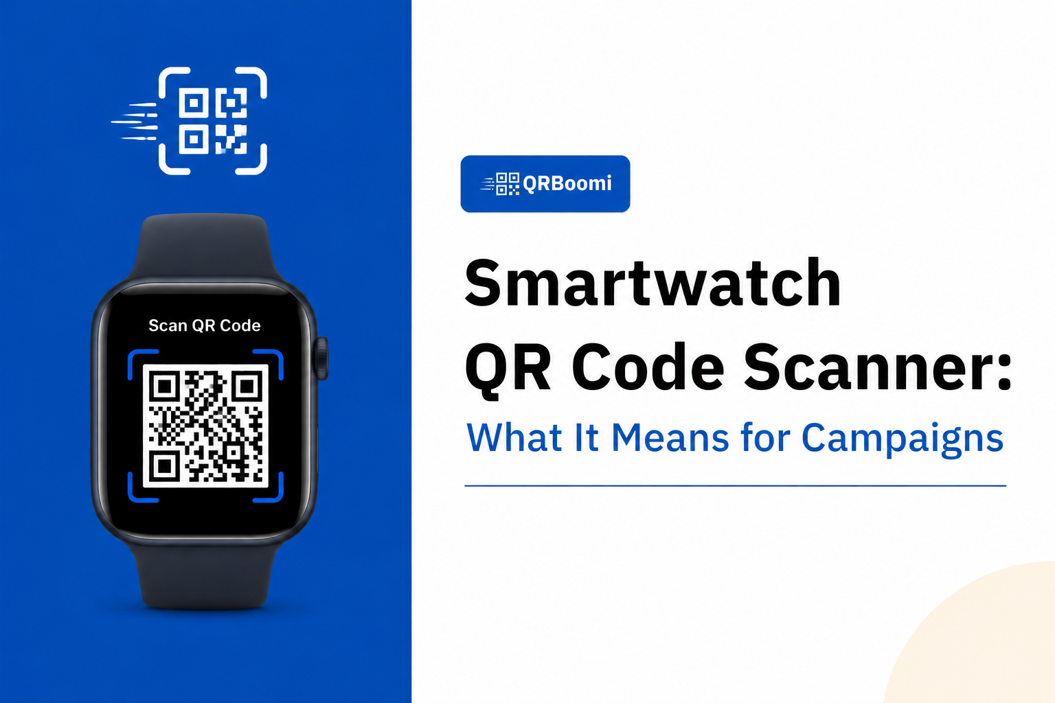 Smartwatch QR Code Scanner