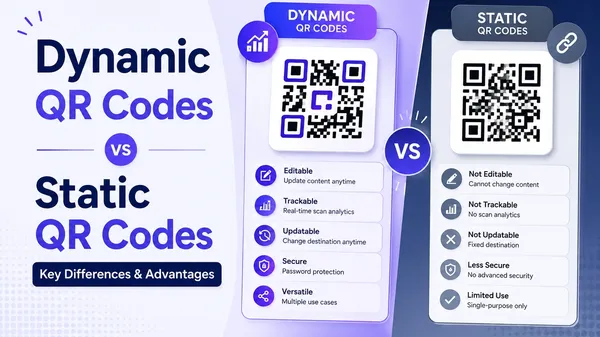 Dynamic QR Codes vs Static QR Codes