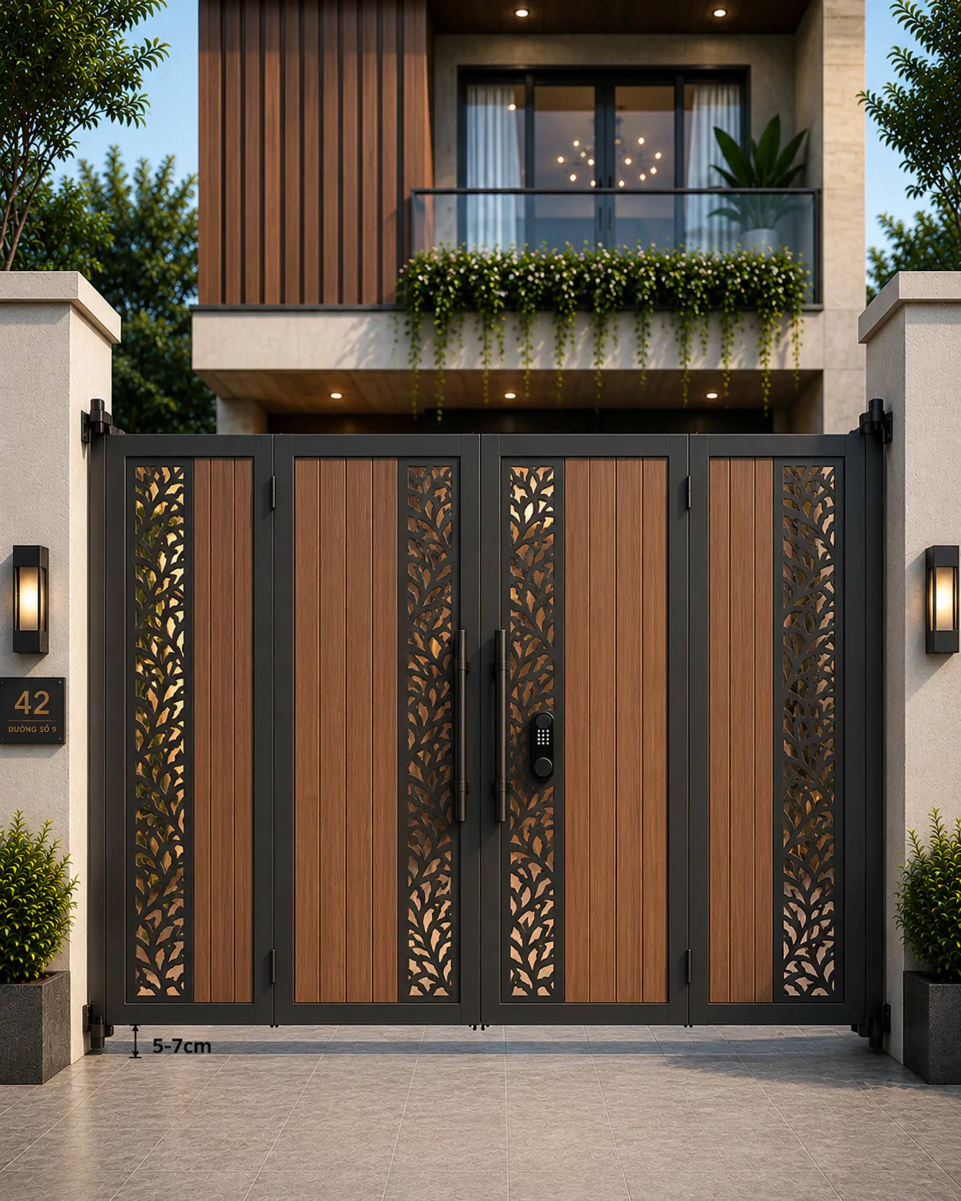 Cổng Sắt Gỗ Nhựa Hà Nội