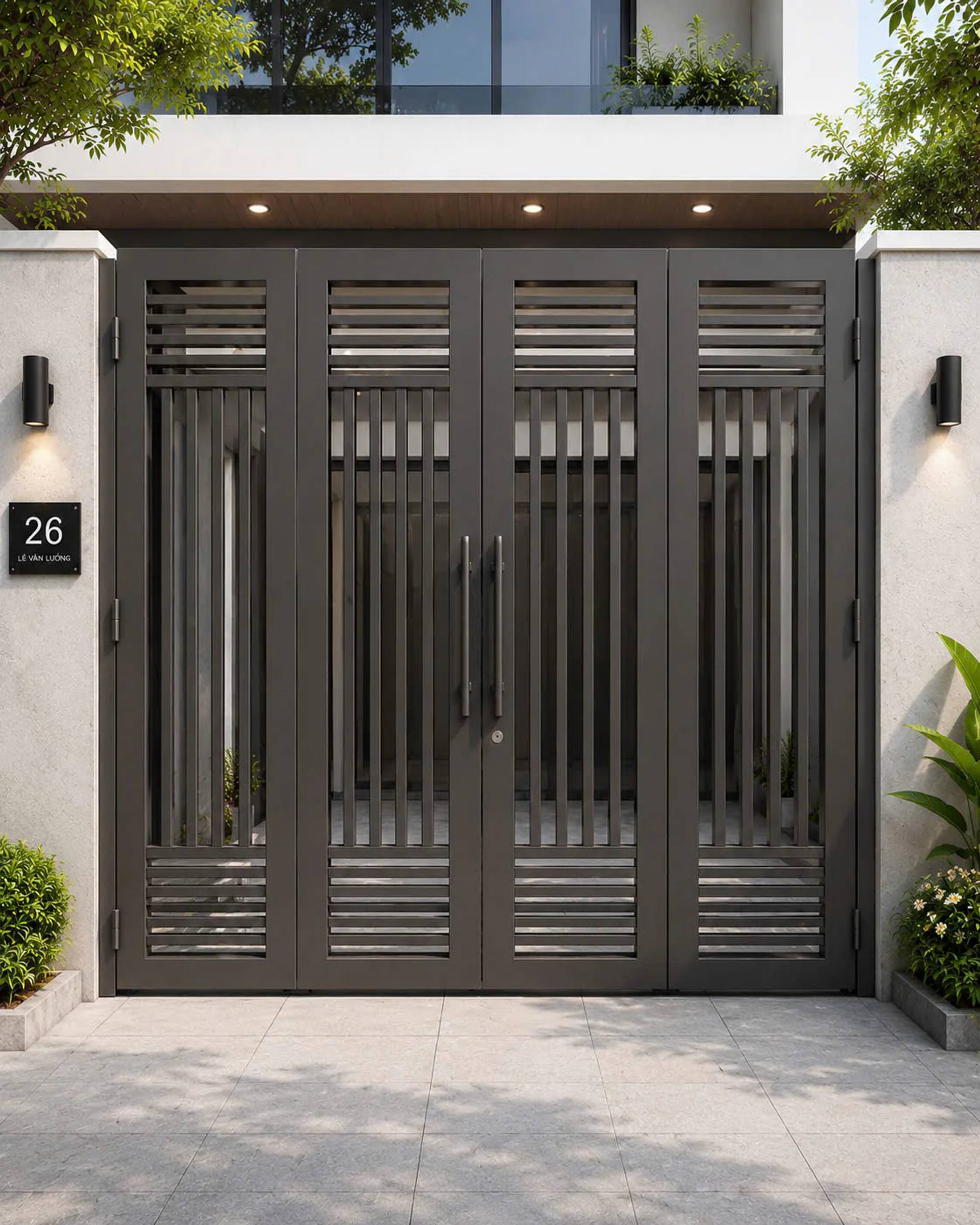 So sánh cổng sơn tĩnh điện và cổng sơn kẽm 2 thành phần chống rỉ