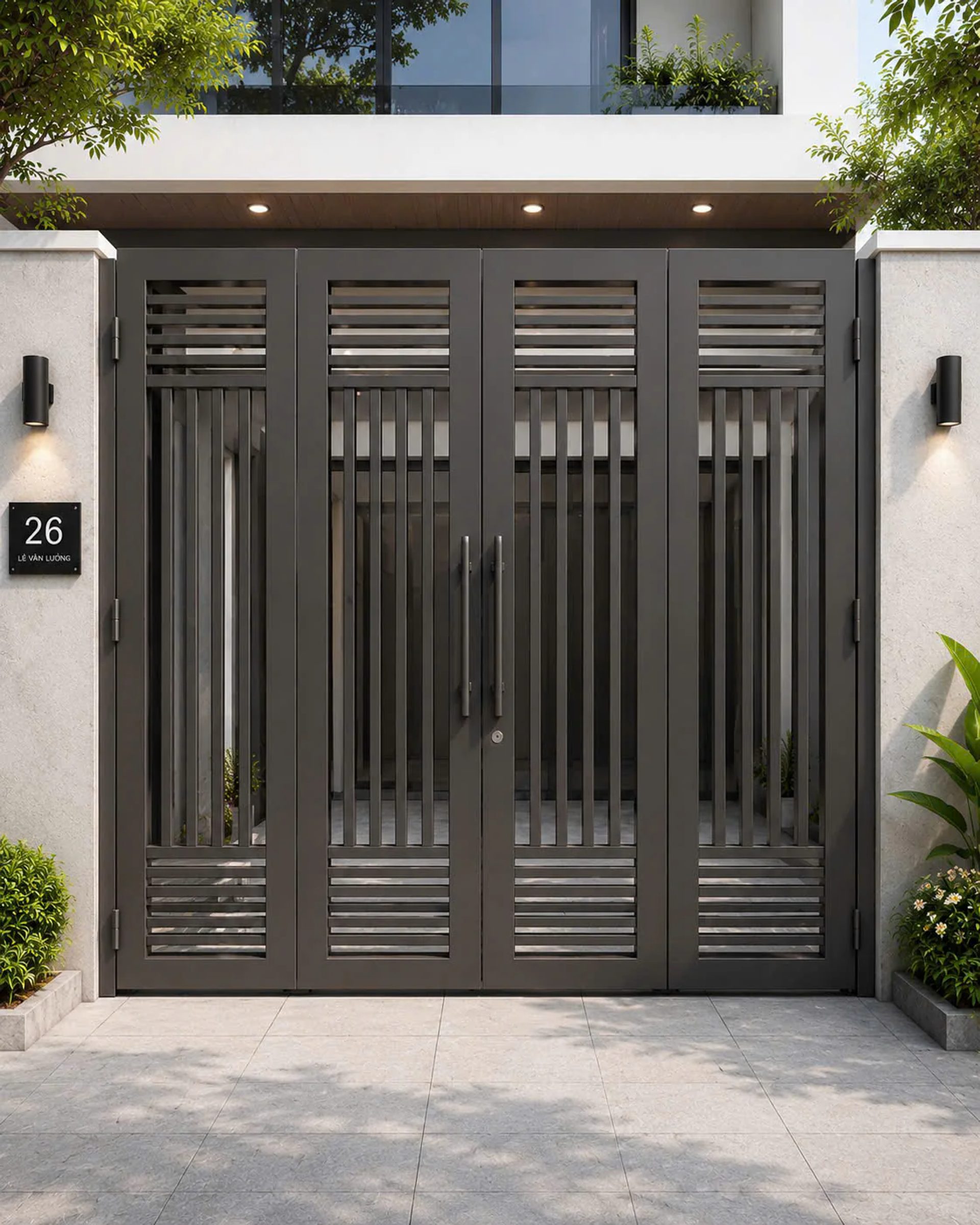 So sánh cổng sơn tĩnh điện và cổng sơn kẽm 2 thành phần chống rỉ