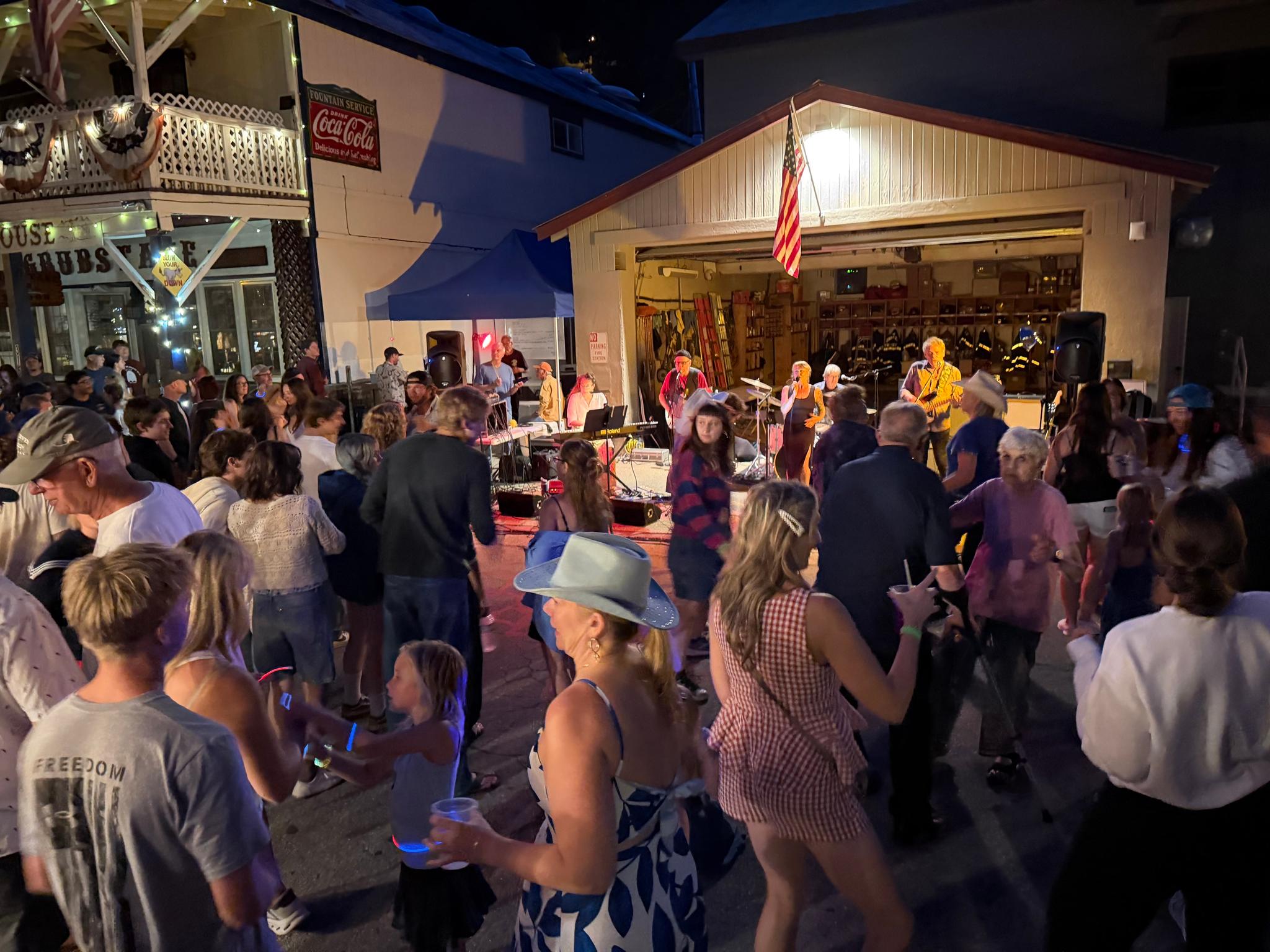 The Downieville Street Dance, with music by City Section.