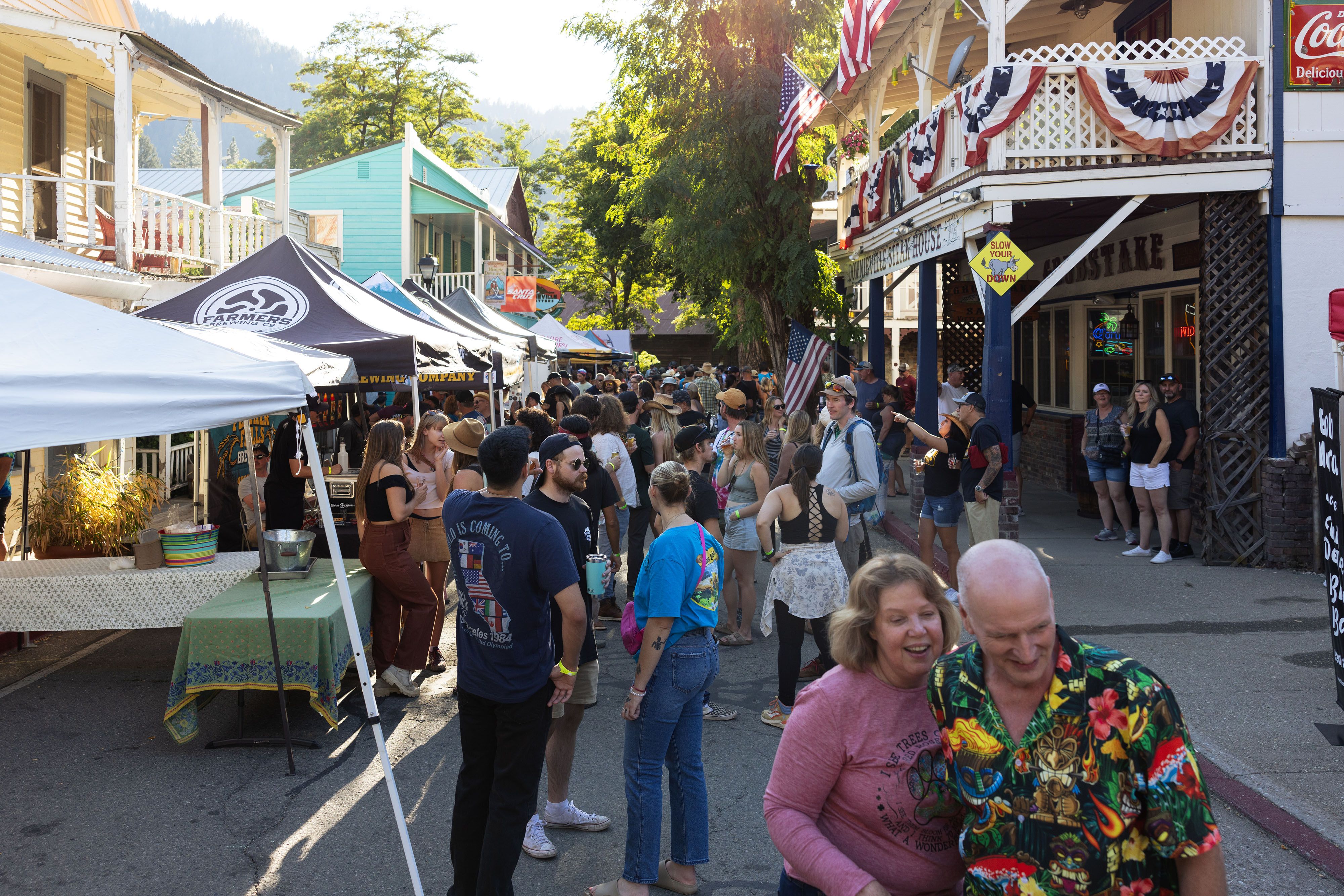The Downieville Mountain Brewfest attracts hundreds of visitors to town.