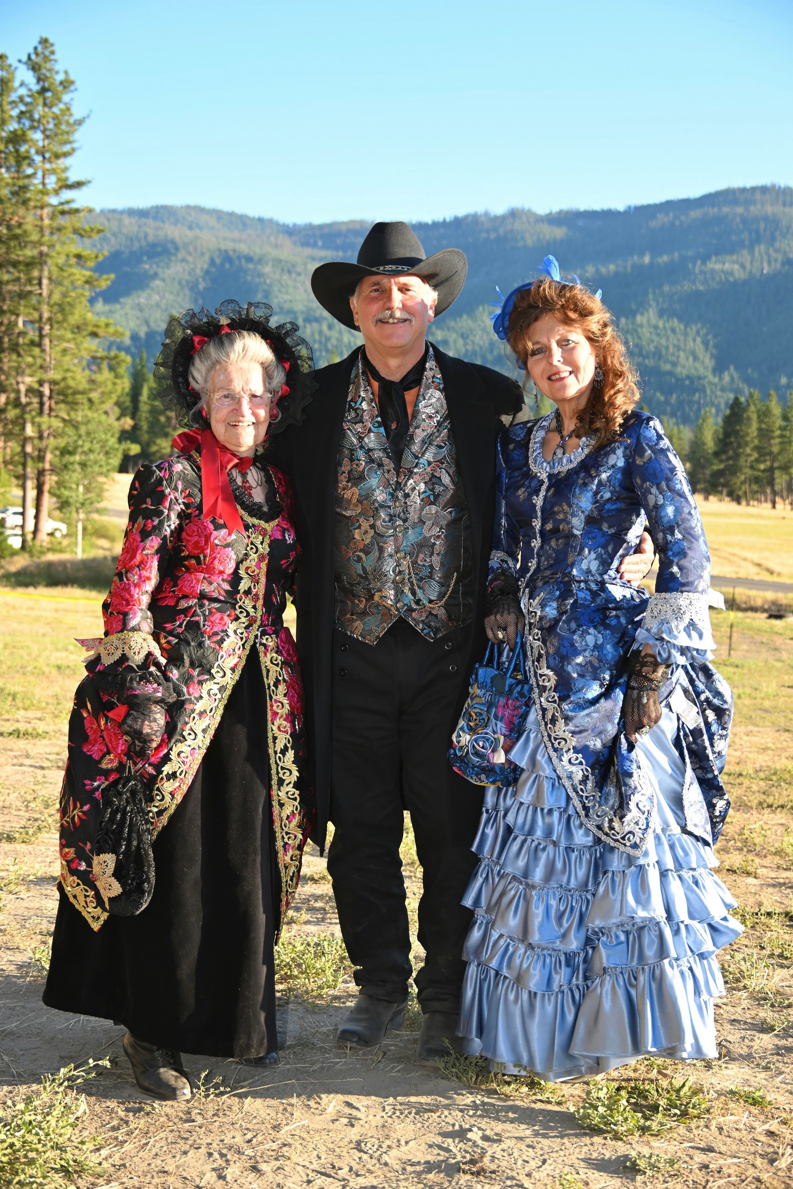 The Schneider family came in period costume for Summerfest again this year. Photo by Chris Coughlin.