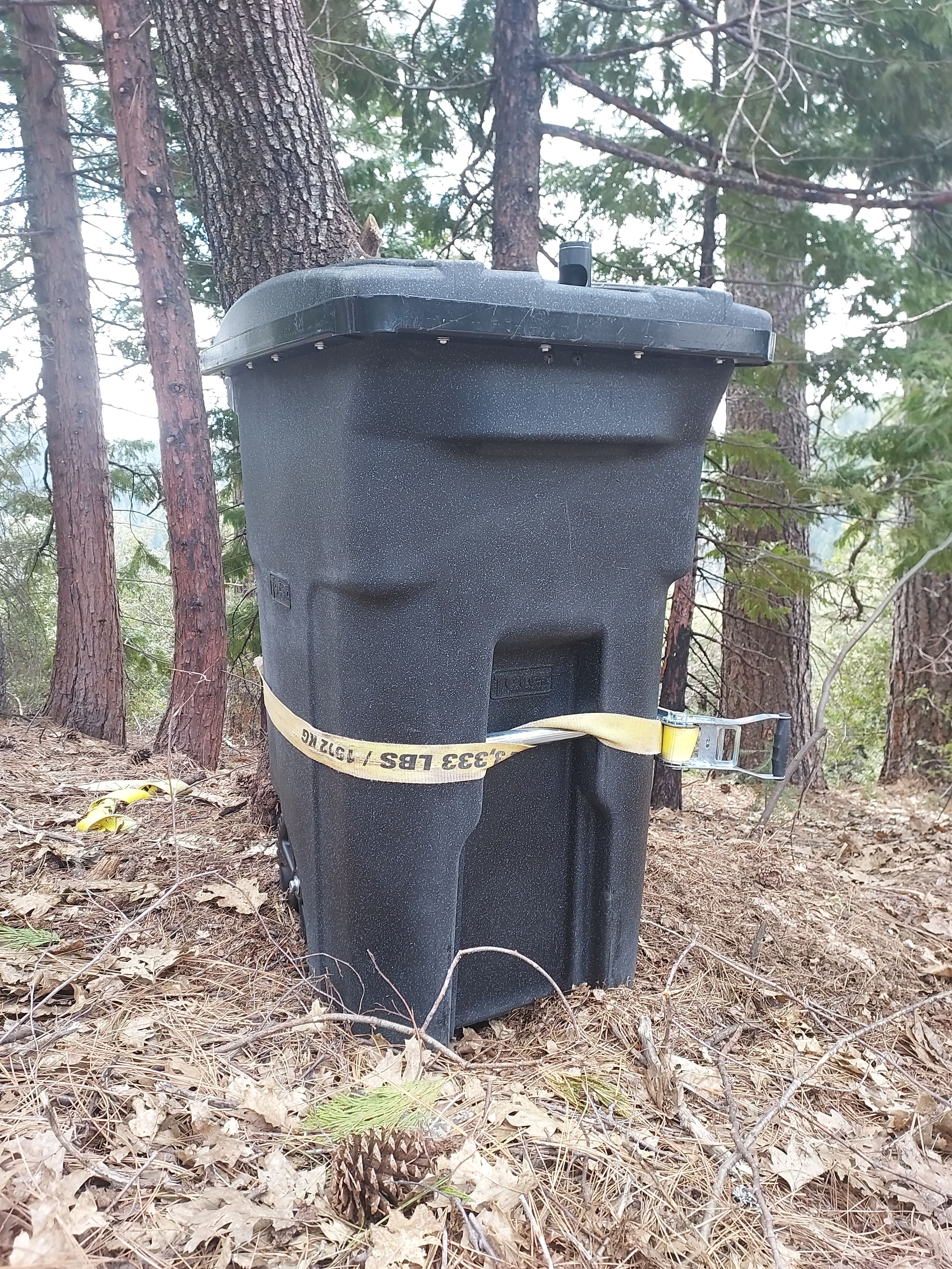 The new compost bin ready to go spring 2023...
