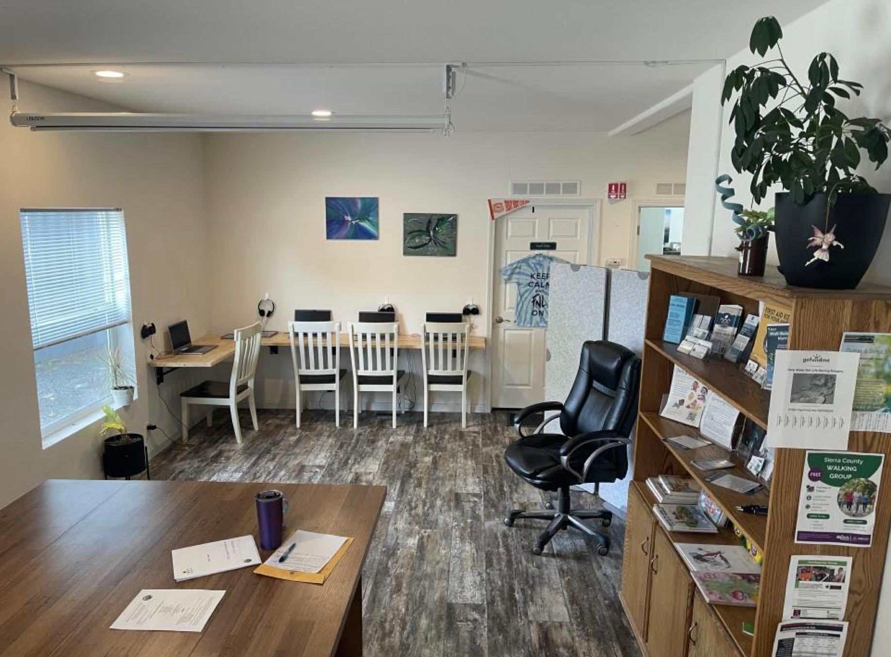 AFWD’s space in the Loyalton Behavioral Health Wellness Center. Photo courtesy of AFWD.