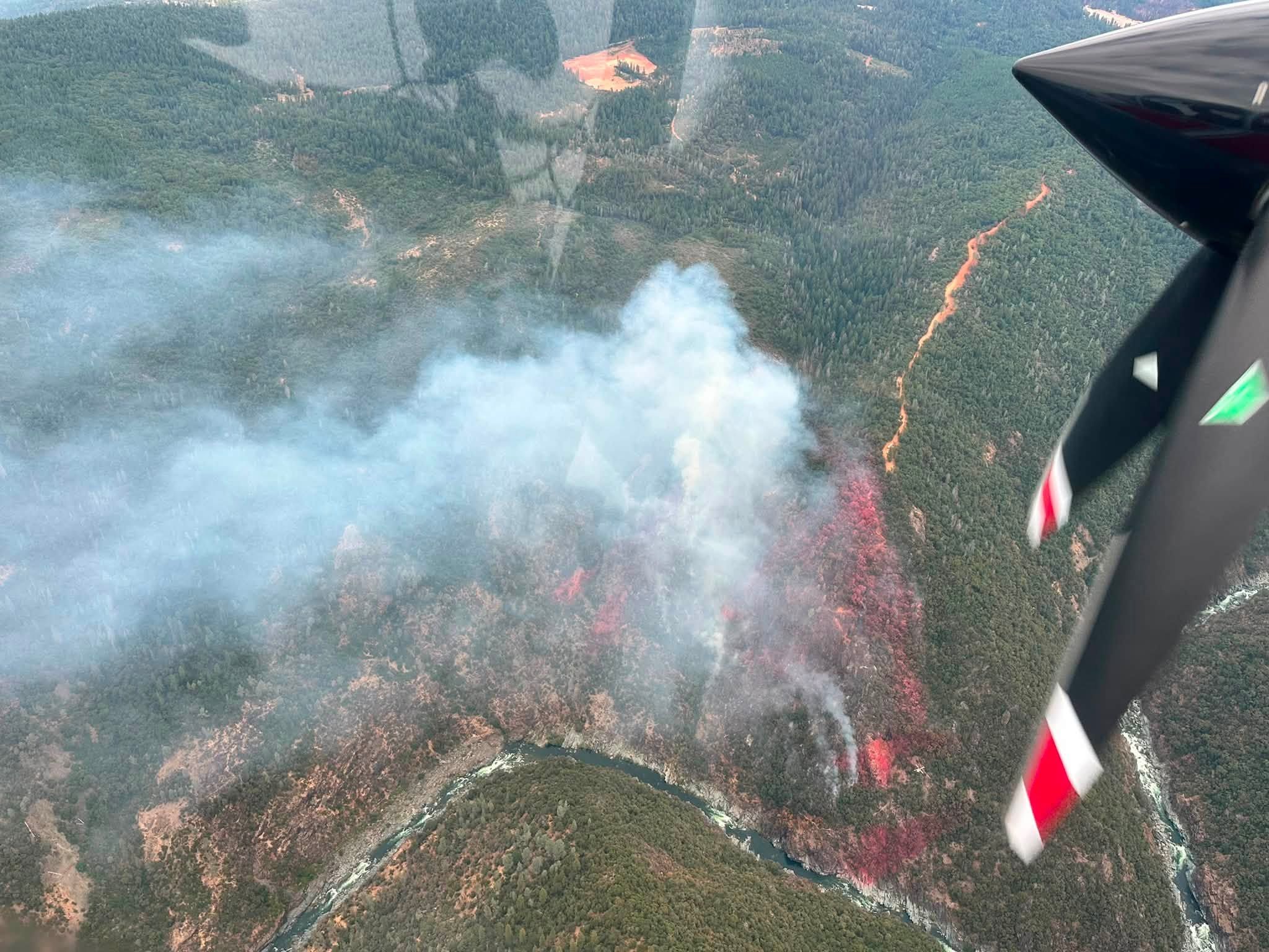 Chute Fire Rekindles, Forces Area Evacuations