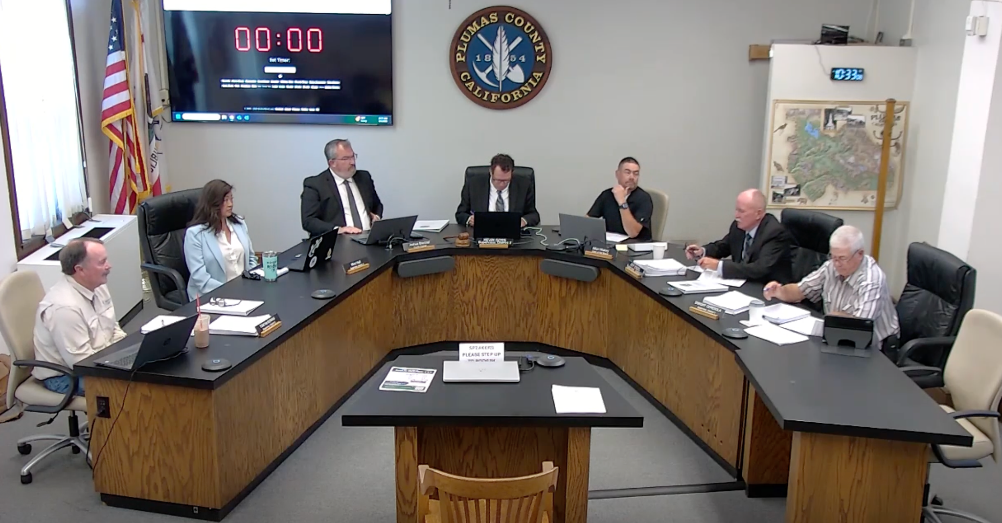 Plumas County Supervisors conduct county business on Tuesday.