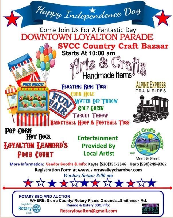 SVCC Independence Day flyer