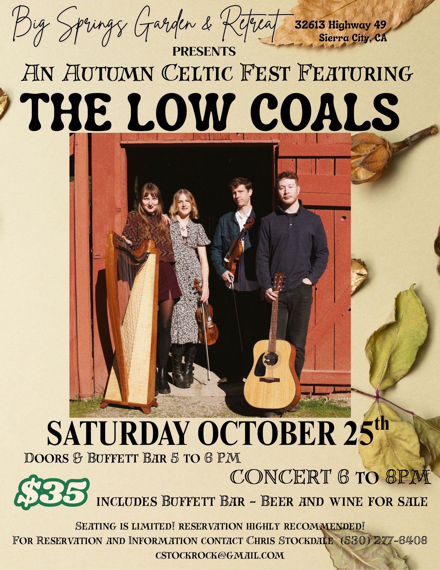 Big Springs to Host Fall Concerts