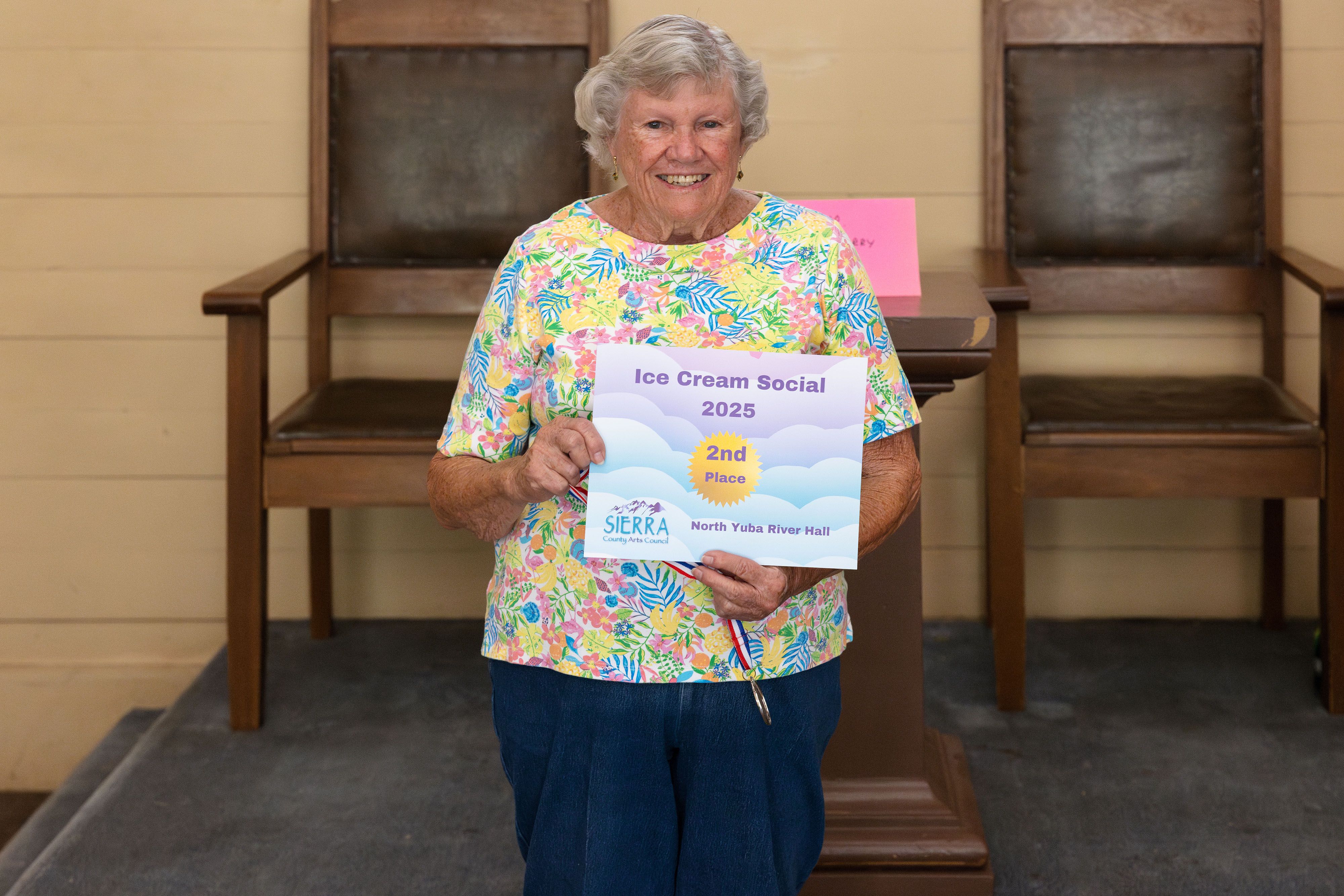 Earlene Folsom’s Peanut Butter Surprise took second place.