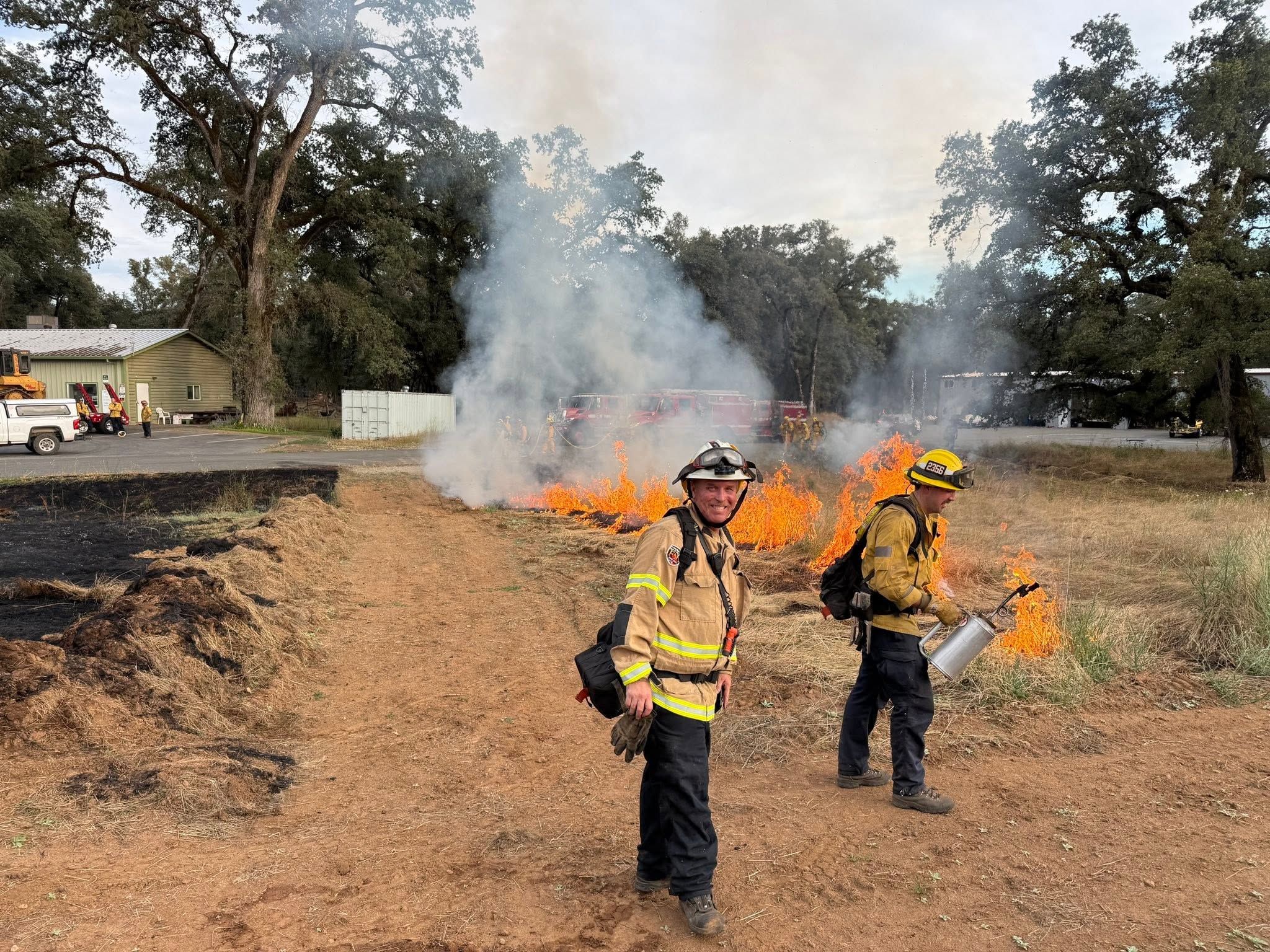 Dobbins Training Burn Gives Crews Live-Fire Practice