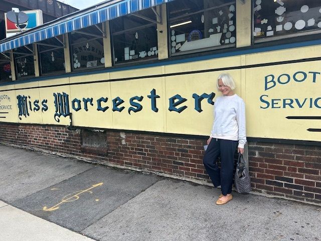 Patti at the Miss Worcester Diner