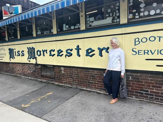 Patti at the Miss Worcester Diner