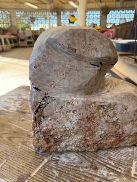 Paul’s emerging bunny sculpture.