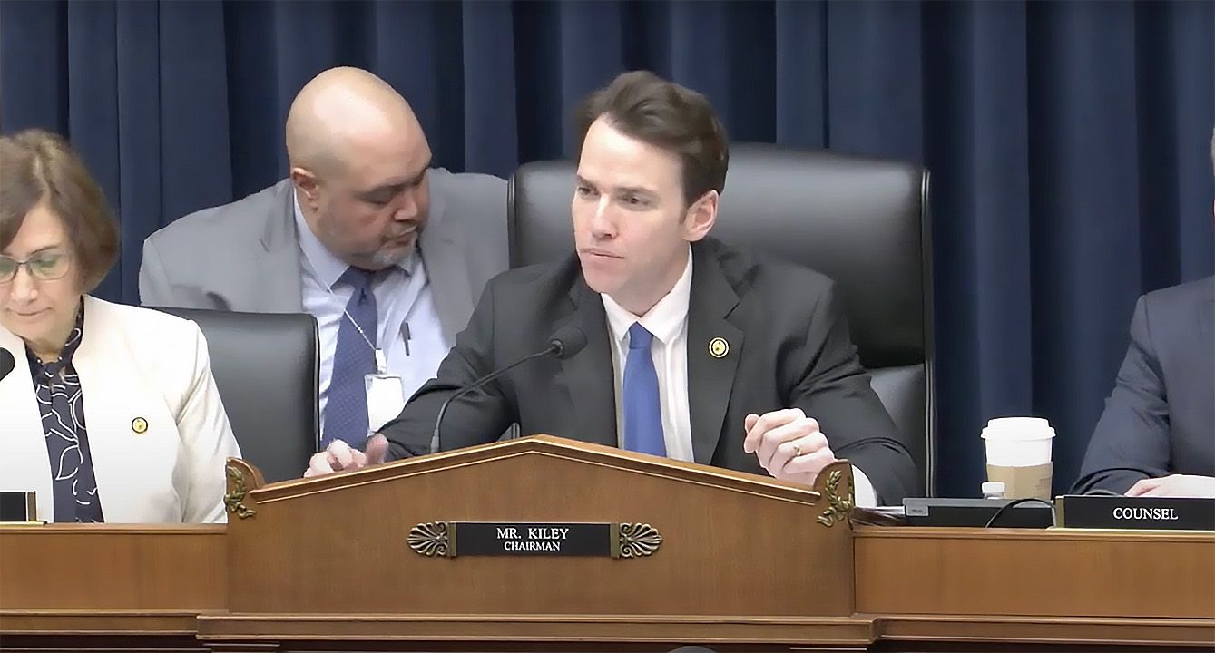 Rep. Kiley at a recent Education & Workforce Subcommittee hearing on school choice.