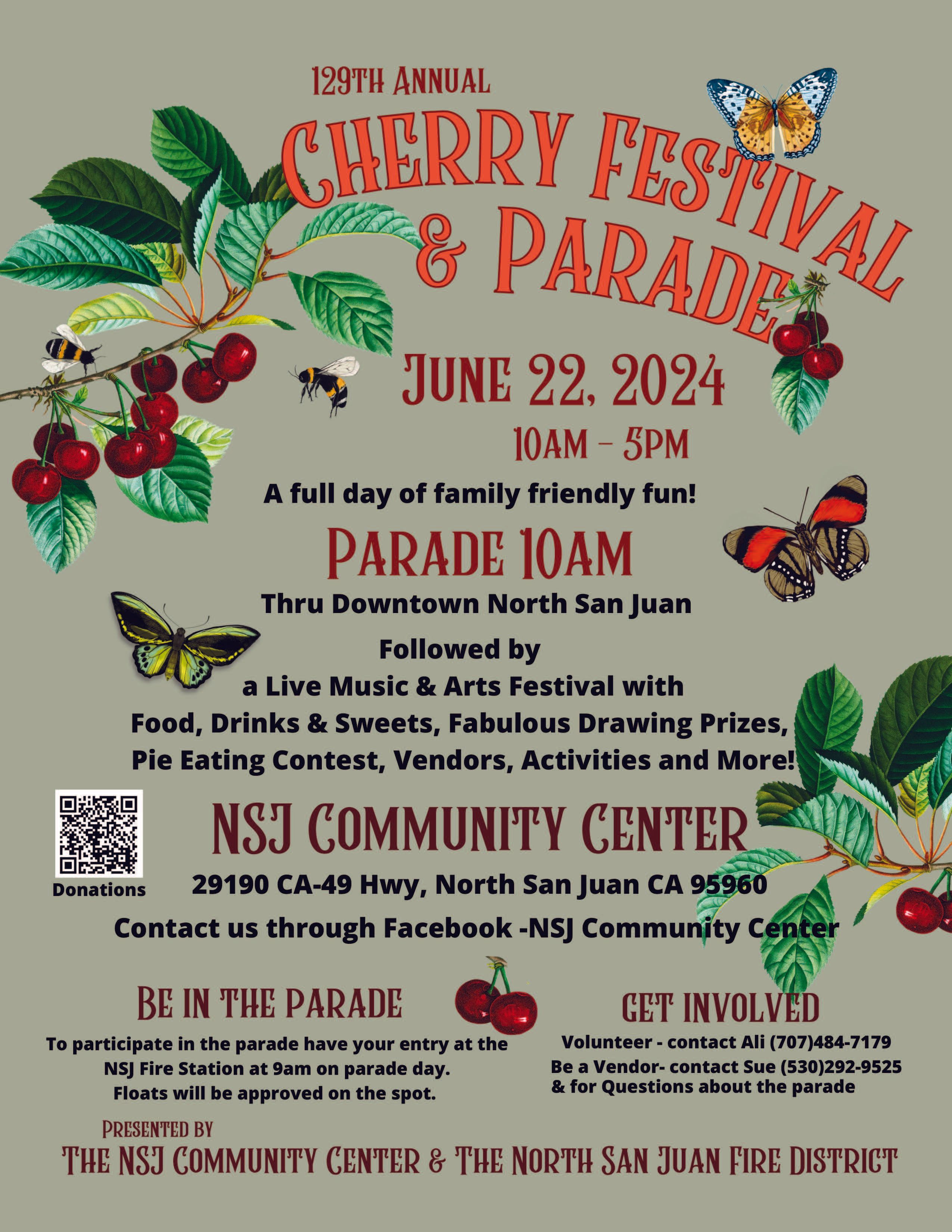 Cherry Festival poster