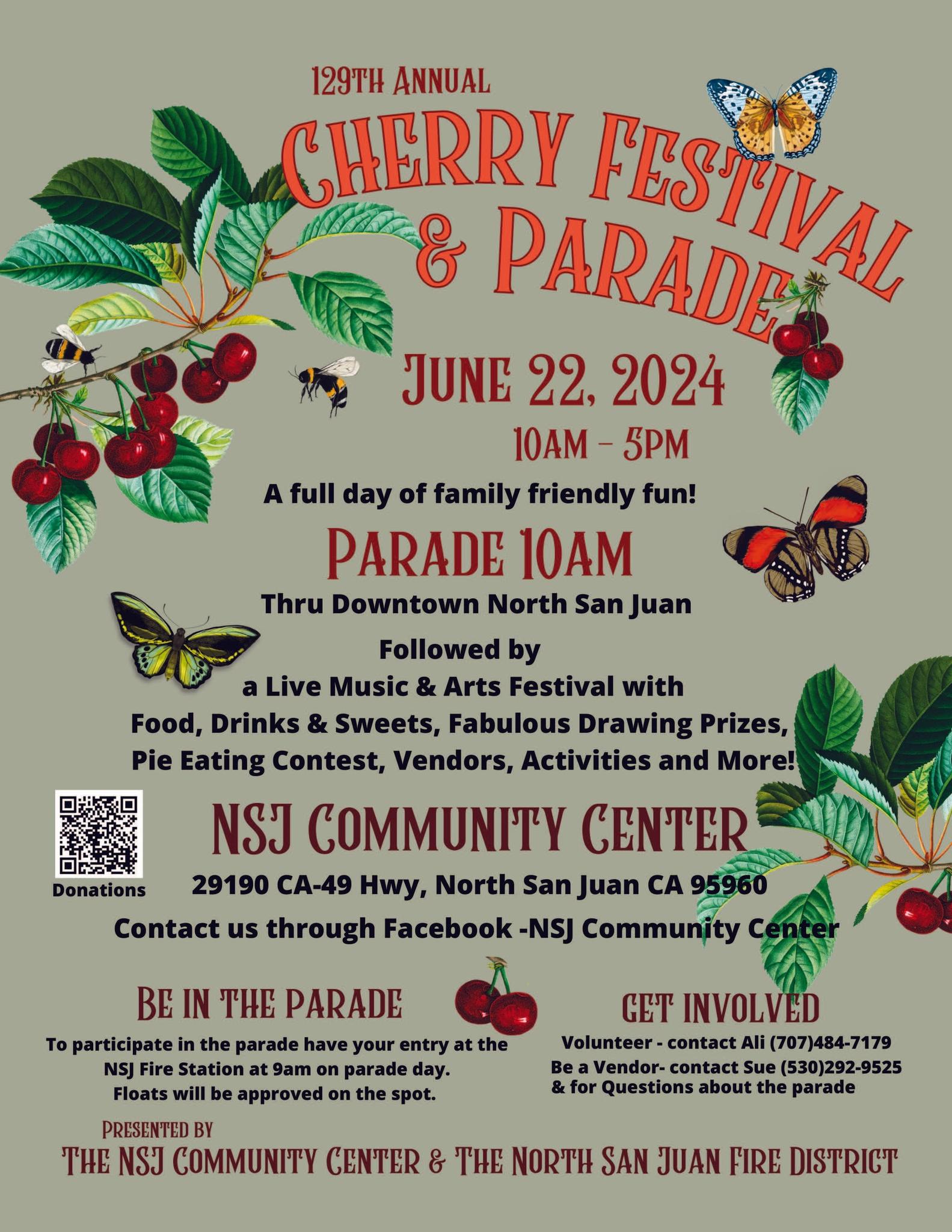 Cherry Festival poster